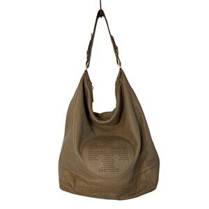 Brown Leather Hobo Bag